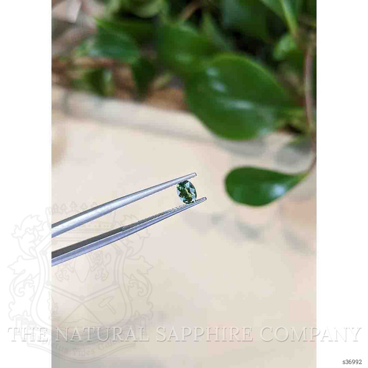0.53 Ct. Green Sapphire from Madagascar
