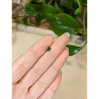 0.54 Ct. Green Sapphire from Madagascar Life Style