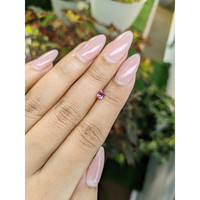 0.50 Ct. Pinkish Purple Sapphire from Ceylon (Sri Lanka) Life Style