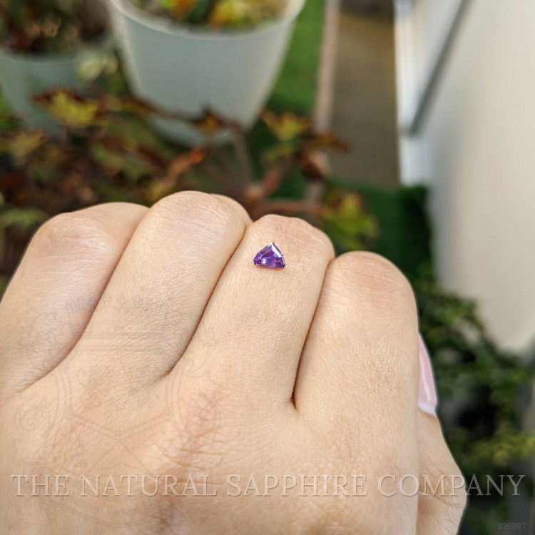 0.48 Ct. Pinkish Purple Sapphire from Ceylon (Sri Lanka)