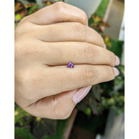 0.48 Ct. Pinkish Purple Sapphire from Ceylon (Sri Lanka) Life Style