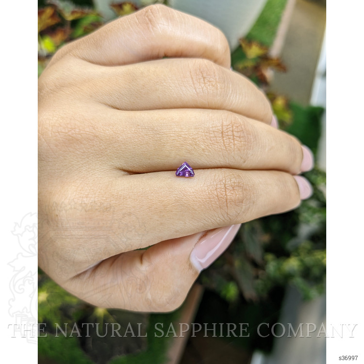 0.48 Ct. Pinkish Purple Sapphire from Ceylon (Sri Lanka)