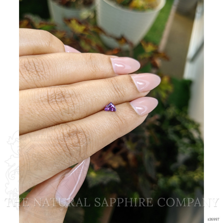 0.48 Ct. Pinkish Purple Sapphire from Ceylon (Sri Lanka)