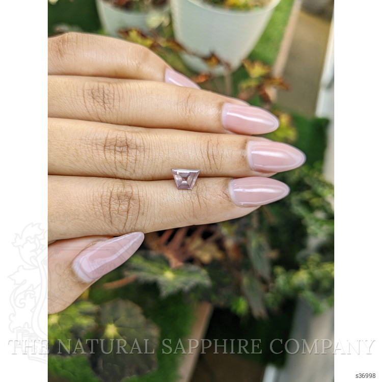1.21 Ct. Pinkish Brown Sapphire from Ceylon (Sri Lanka)