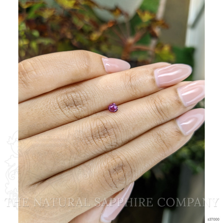 0.44 Ct. Pinkish Purple Sapphire from Ceylon (Sri Lanka)
