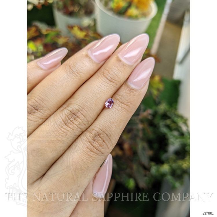 0.47 Ct. Purplish Pink Sapphire from Ceylon (Sri Lanka)