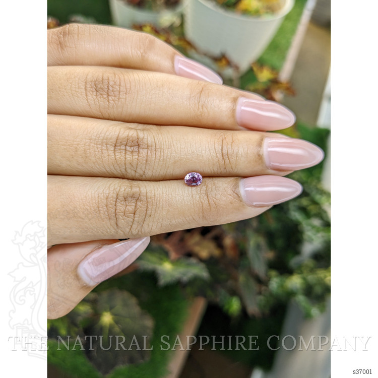 0.47 Ct. Purplish Pink Sapphire from Ceylon (Sri Lanka)