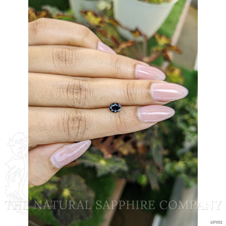 0.84 Ct. Blue Sapphire from Ceylon (Sri Lanka)