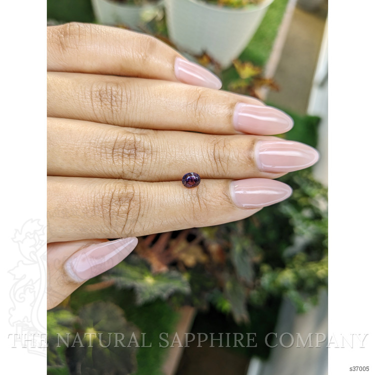 0.96 Ct. Purple Sapphire from Ceylon (Sri Lanka)