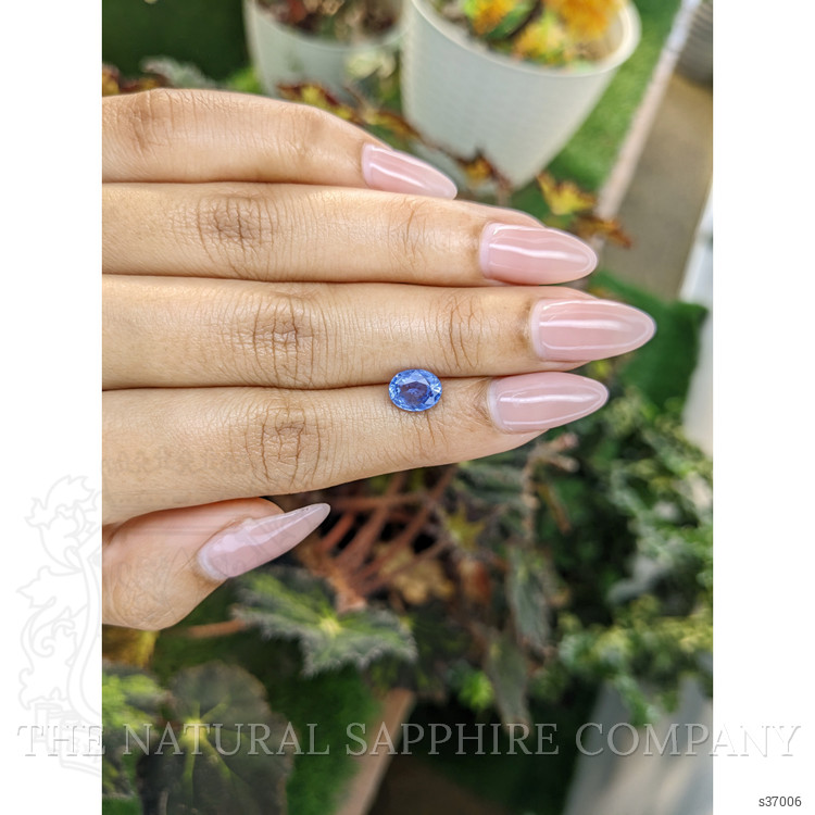 1.66 Ct. Blue Sapphire from Ceylon (Sri Lanka)