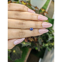 0.86 Ct. Violet Sapphire from Ceylon (Sri Lanka) Life Style