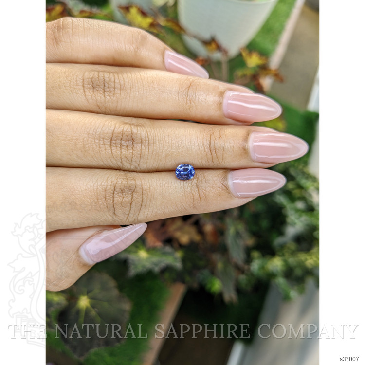 0.86 Ct. Violet Sapphire from Ceylon (Sri Lanka)