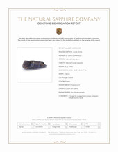 14.65 Ct. Purple Sapphire Crystal from Ceylon (Sri Lanka) Scan Report