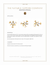 43.15 Ct. Multi Color Sapphire Crystal from Ceylon (Sri Lanka) Appraisal