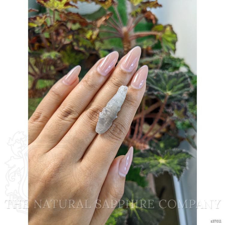 30.41 Ct. Grey Sapphire Crystal from Ceylon (Sri Lanka)