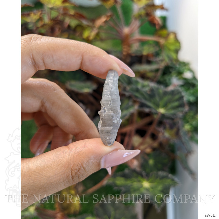 30.41 Ct. Grey Sapphire Crystal from Ceylon (Sri Lanka)