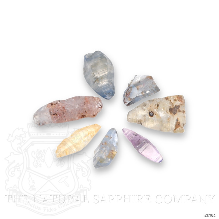 26.14 Ct. Multi Color Sapphire Crystal from Ceylon (Sri Lanka)