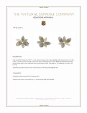 38.19 Ct. Multi Color Sapphire Crystal from Ceylon (Sri Lanka) Appraisal