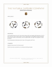 66.95 Ct. Multi Color Sapphire Crystal from Ceylon (Sri Lanka) Appraisal