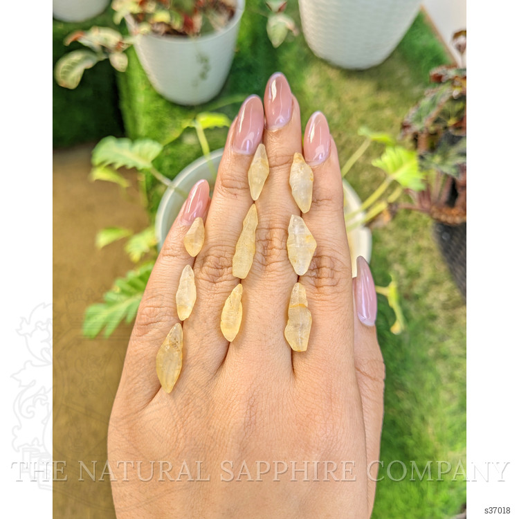 49.24 Ct. Yellow Sapphire Crystal from Ceylon (Sri Lanka)