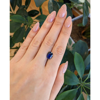 5.26 Ct. Blue Sapphire from Ceylon (Sri Lanka) Life Style