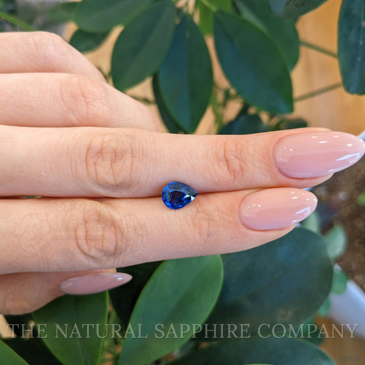 2.05 Ct. Blue Sapphire from Ceylon (Sri Lanka)