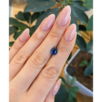 2.05 Ct. Blue Sapphire from Ceylon (Sri Lanka) Life Style