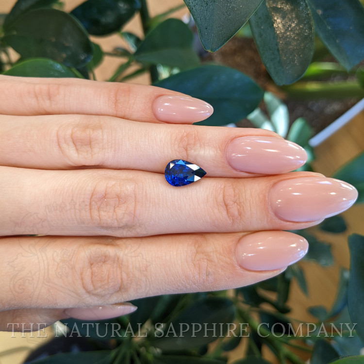 3.10 Ct. Blue Sapphire from Ceylon (Sri Lanka)