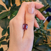 5.54 Ct. Reddish Pink Sapphire from Ceylon (Sri Lanka) Life Style