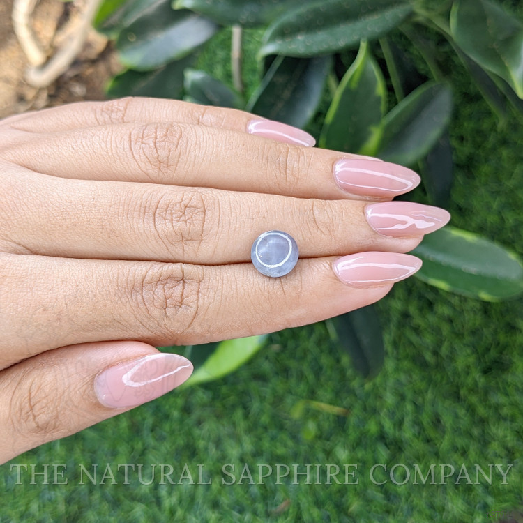3.54 Ct. Bluish Purple Star Sapphire from Ceylon (Sri Lanka)