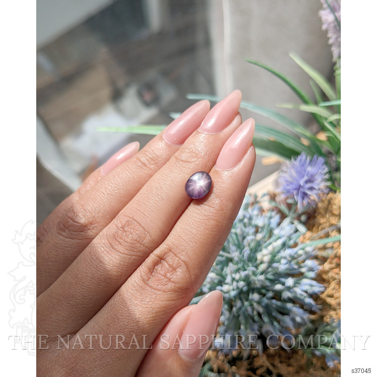 2.41 Ct. Purplish Pink Star Sapphire from Ceylon (Sri Lanka)