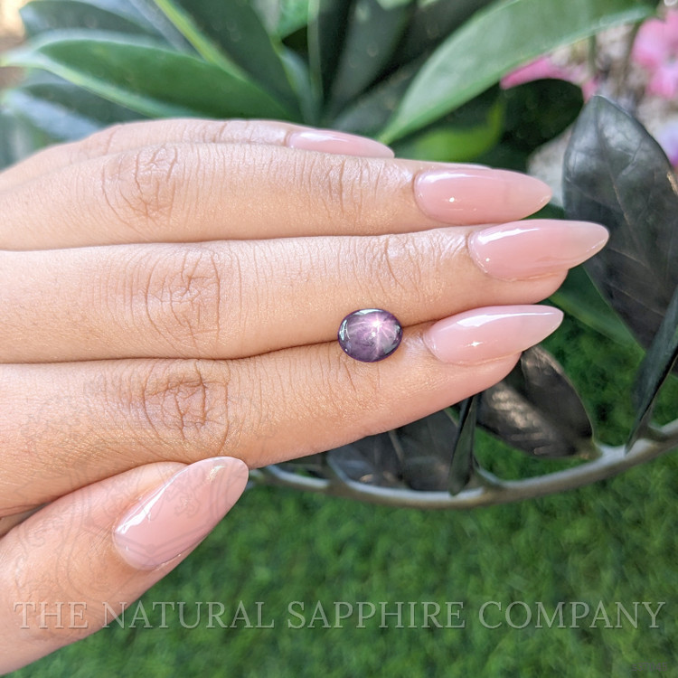 2.41 Ct. Purplish Pink Star Sapphire from Ceylon (Sri Lanka)