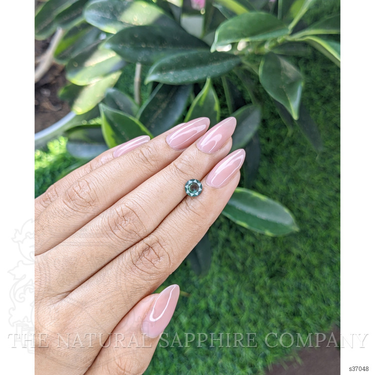 1.04 Ct. Bluish Green Sapphire from Africa