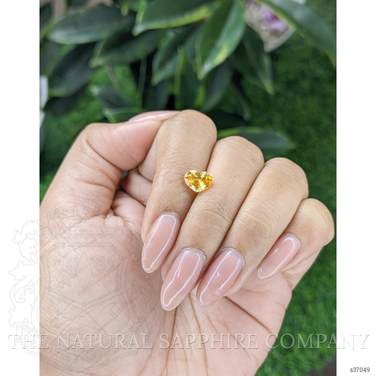 1.52 Ct. Orangish Yellow Sapphire from Africa