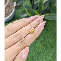 1.52 Ct. Orangish Yellow Sapphire from Africa Life Style
