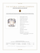 2.60 Ct. Peach Sapphire from Africa Scan Report