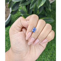 2.06 Ct. Blue Sapphire from Africa Life Style