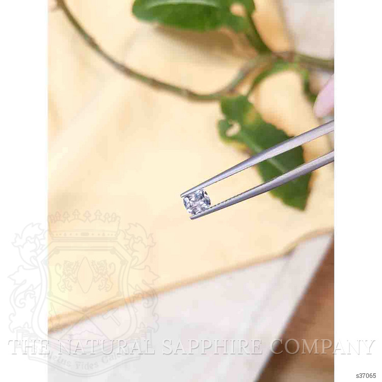 0.56 Ct. White Sapphire from Ceylon (Sri Lanka)