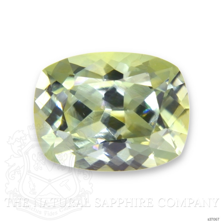 0.60 Ct. Yellowish Green Sapphire from Montana