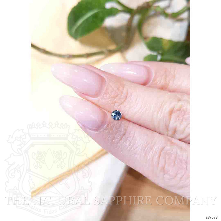 0.25 Ct. Greyish Blue Sapphire from Montana