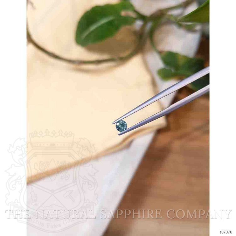 0.27 Ct. Bluish Green Sapphire from Montana