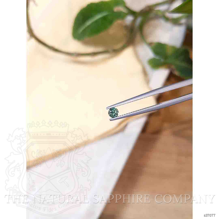 0.27 Ct. Bluish Green Sapphire from Montana