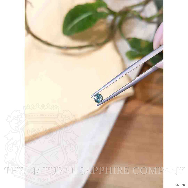 0.27 Ct. Greenish Blue Sapphire from Montana