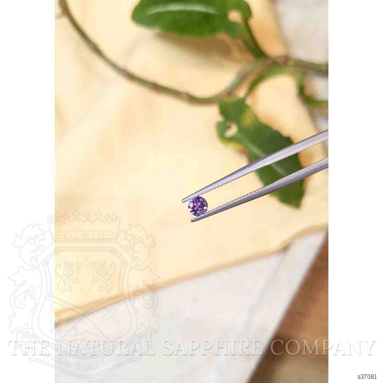 0.40 Ct. Bluish Purple Sapphire from Montana