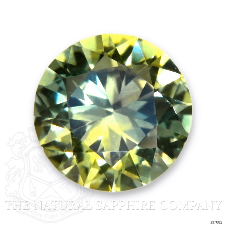 0.40 Ct. Greenish Yellow Sapphire from Montana