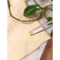 0.42 Ct. Yellow Sapphire from Montana Life Style