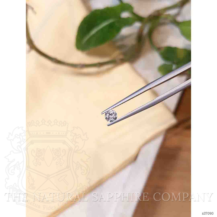 0.42 Ct. White Sapphire from Montana