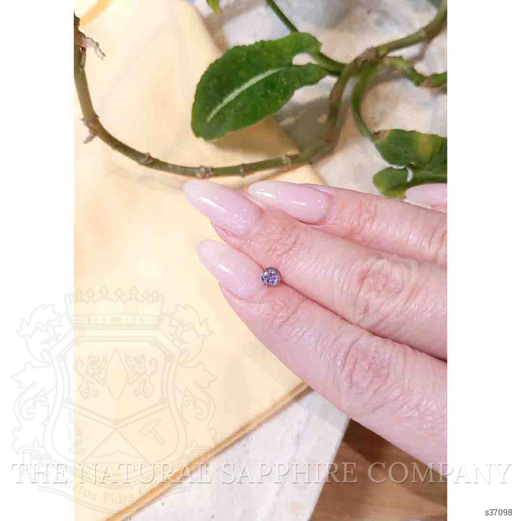 0.45 Ct. Purple Sapphire from Montana