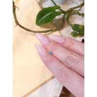 0.45 Ct. Greyish Blue Sapphire from Montana Life Style