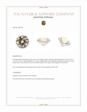 0.30 Ct. Yellow Sapphire from Montana Appraisal